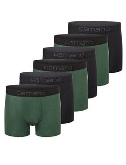 Camano Boxershorts Boxershorts Unterhosen Herren elastischer Gummibund ohne