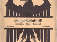 Reichskarte Einheitsblatt 49 LÜNEBURG - ÜLZEN - SALZWEDEL Maßstab 1:100.000 - Zeuthen