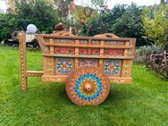 Bollerwagen aus Holz und handbemalt - Iserlohn
