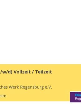 Erzieher (m/w/d) Vollzeit / Teilzeit - Tegernheim