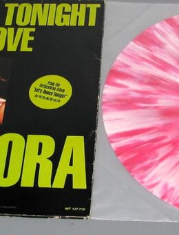 Maxi Single - Schallplatte - Pia Zadora – Let's Dance Tonight - Multicolour - Curb Records INT 127.715 - Kamen