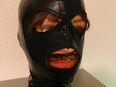 Kopfmaske Fetisch Wear - schwarz Glanz dehnbare Maske für Sexspiele in 50667
