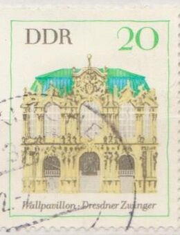 DDR-Briefmarken Gebäude der DDR (1)  [383] - Hamburg