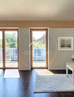 Exklusives Bauhaus-Maisonette-Penthouse mit Designerküche & Balkon im Grünen - Marklkofen