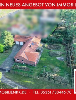 Naturnahes Wohnen: Bungalow mit Einliegerwohnung am Waldrand in Stüde - Sassenburg