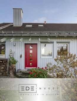Architekten Einfamilienhaus mit Blick nach Andechs - Wörthsee