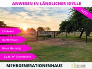 2 Häuser für bis zu 3 Generationen in ländlicher Idylle - Ihr neues Zuhause exklusiv in Langenbochum - Herten