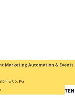 Werkstudent Marketing Automation & Events (all genders) - München