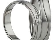 Ausgefallene Titanringe AB668-AB669 mit Gravur - Aholming