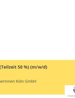 Sekretärin (Teilzeit 50 %) m/w/d - Köln