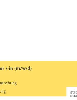 Geräteführer /-in (m/w/d) - Regensburg