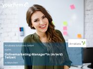 Onlinemarketing-Manager*in (m/w/d) Teilzeit - München