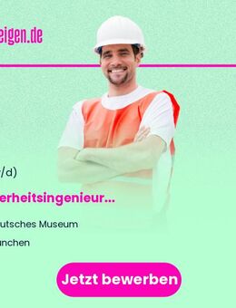 Sicherheitsingenieur (w/m/d) - München