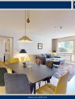 Stilvoll möblierte Zwei-Zimmer-Wohnung mit Westbalkon in beliebter Lage - Frankfurt (Main)