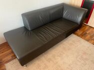 Luxus-Echtleder Sofa in Schwarz - Wie Neu! - Ludwigsburg