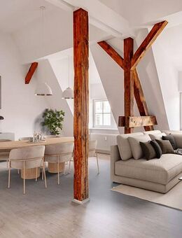 3-Zimmer-Dachgeschosswohnung in denkmalgeschütztem Gebäude - Berlin