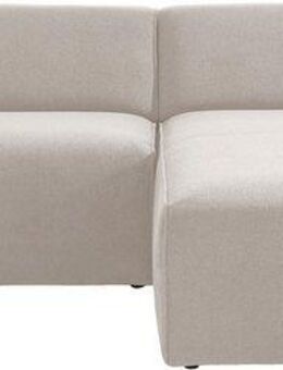 Home affaire Ecksofa Noord mit Kedernaht, Breite 227 cm, L-Form, Cord, Struktur, Webstoff, mit Wellenunterfederung, Massivholzrahmen