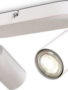 B.K.Licht Deckenspots, ohne Leuchtmittel, 2-flammige Spotlampe, schwenkbar, drehbar, schwarz, ohne Leuchtmittel