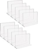 HMF 10x Acryl Tischaufsteller gerade DIN A4 Querformat #46925-10 in 75217