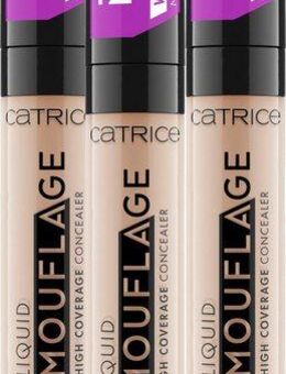 Catrice Concealer Liquid Camouflage High Coverage, 3er Pack, mit optimaler Deckkraft