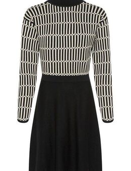 Laura Scott Strickkleid mit grafischem Strickmuster - NEUE KOLLEKTION