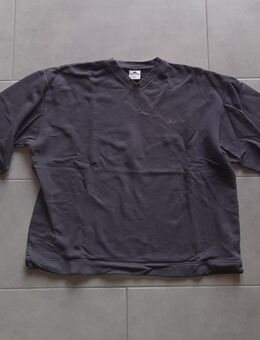 Fruit of the Loom Langarmshirt – Dunkelgrau – Größe M – getragen - Walsrode