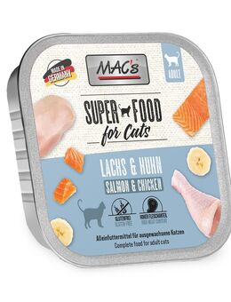 Sparpaket MAC's Cat Schale 32 x 100 g - Lachs & Hühnchen