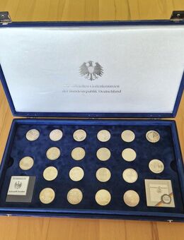 43 Gedenkmünzen BRD 10 DM komplett, 1970-2001 Silber Kupfer 625 925 - Koblenz