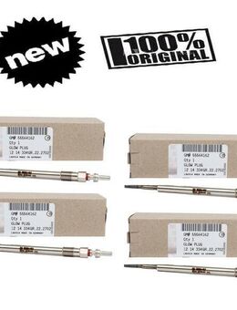 4 X ORIGINAL GLÜHKERZEN OPEL ZAFIRA C 2.0 CDTI 1214334 55 564 162 - Dortmund Wickede