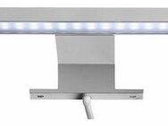 trendteam LED Spiegelleuchte, LED fest integriert, Kaltweiß, Länge 30 cm - LED Badaufbauleuchte mit kaltem Licht - Mit Multibox
