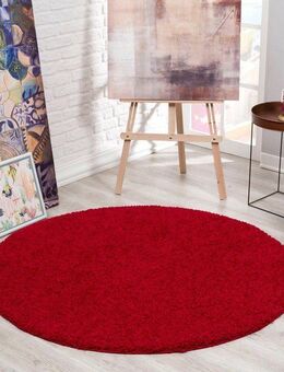 Sanat Hochflor-Teppich LOCA, rund, Höhe: 30 mm, Wohnzimmer, Langflor, Shaggy, Schlafzimmer