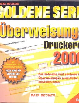 DATA BECKER Goldene Serie: Überweisungs Druckerei 2000 - Andernach