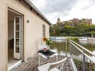 KURZZEITVERMIETUNG++MÖBILIERTE ZWEIZIMMERWOHNUNG +BALKOM ZUM UFER DER SAALE+incl.INTERNET - Halle (Saale)