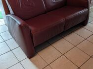 2er-Echt-Ledersofa mit Kino-Couch-Funktion - Bochum Eppendorf