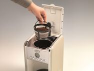 Ariete Filterkaffeemaschine Vintage 1342, cremefarben, 1,5l Kaffeekanne, Permanentfilter, Startzeit Kaffeezubereitung programmierbar
