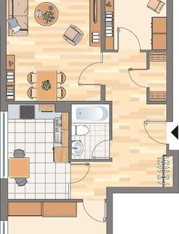 Demnächst frei! 3-Zimmer-Wohnung in Dortmund Hörde (WBS für 75m² erforderlich!) - Dortmund