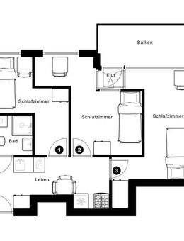 Neugründung einer 3er WG in Frankfurt - Frankfurt (Main)