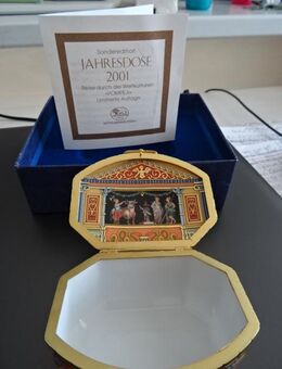 Hutschenreuther-Jahresdose 2001 Limitierte Ausgabe mit Zertifikat - hier Pompeji - Bonn
