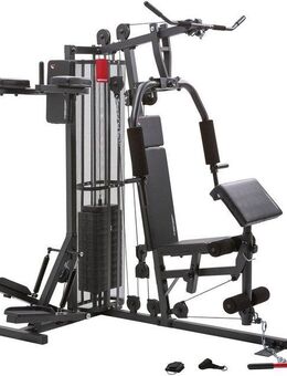 Christopeit Sport® Kraftstation Kraftstation SP 5000, 12 Gewichtsblöcke (Butterflystange, Latzug, Ruderfunktion und mehr), multifunktionale Fitnessstation, max. Trainingsgewicht 70 kg