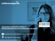 Assistent Aufsichtratsbüro / Unternehmenskommunikation (m/w/d) - Bietigheim-Bissingen