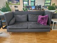 Lounge Sofa, Stoffbezug, anthrazit, 200 x 100 cm - Ratingen