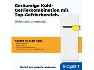 exquisit Kühl-/Gefrierkombination KGC270-45-040D, 142,6 cm hoch, 54,5 cm breit