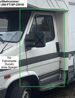 Tür Fahrerseite original Fiat Ducato 290 gebraucht - (Fahrertür) mit Scheiben, Innenfutter (ohne Spiegel) - Sonderpreis - ca BJ 93 - Schotten Zentrum
