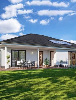 Winkelbungalow 128, Preis inkl. Grundstück, massiv gebaut - Schallodenbach