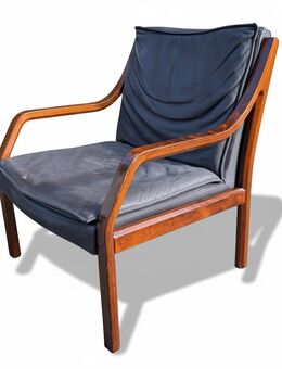 Design-Ikone - Eleganter Mid-Century Loungesessel (vermutlich Walter Knoll) - Ginsheim-Gustavsburg
