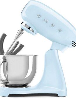 Smeg Küchenmaschine SMF03PBEU Pastellblau, 800 W, 4,8 l Schüssel