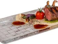 APS Servierteller Teller/Sushiboard, Glas, (1-tlg), 29,5 x 15,5 cm, schwere Qualität