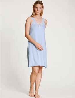 CALIDA Nachthemd Elegant Dreams V-Ausschnitt, Spitze, Single Jersey Qualität, A-Form