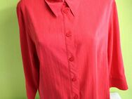 Box#95 Calania Bluse L 42/44 kurzarm rot Damen Longbluse halbarm - Mühlberg (Elbe) Zentrum