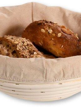 KESPER® Brotkorb Gärkörbchen, Baumwolle, Rattan, (1-tlg), rund